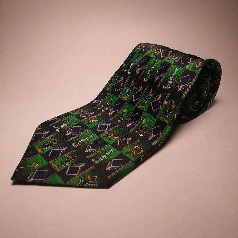 Looney Tunes Mania Mens Neck Tie Bugs Daffy
